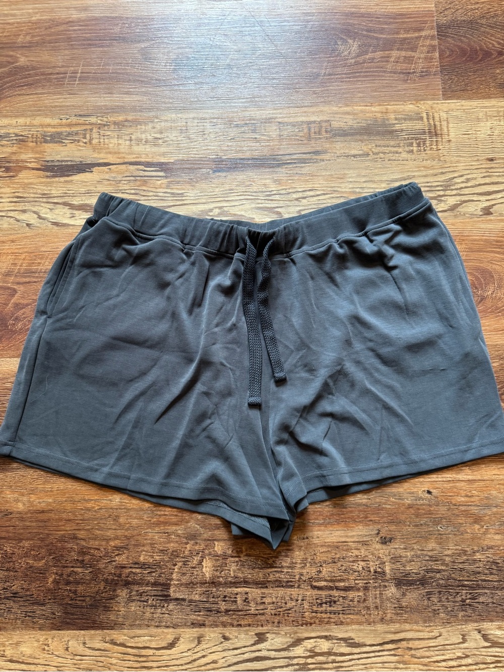 ARULA Charcoal Drawstring Shorts